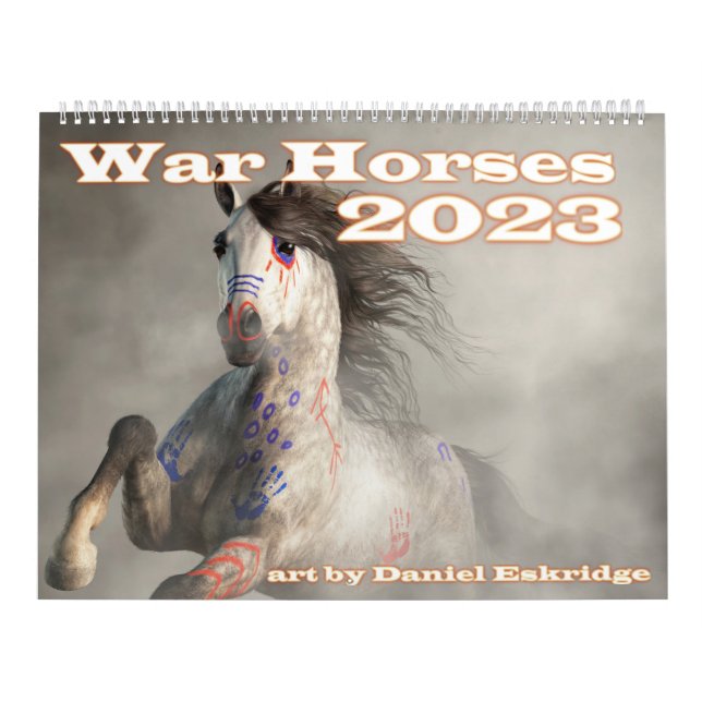 Calendario Caballos de Guerra 2023 (Tapa)
