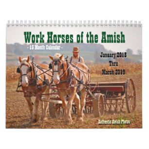 Calendario Caballos de Trabajo del Amish2