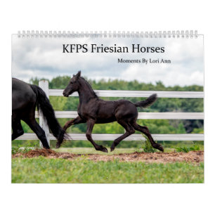 Calendario Caballos Friesianos KFPS