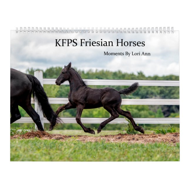 Calendario Caballos Friesianos KFPS (Tapa)