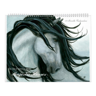 Calendario Caballos Majestuosos I Por Bihrle Calendar