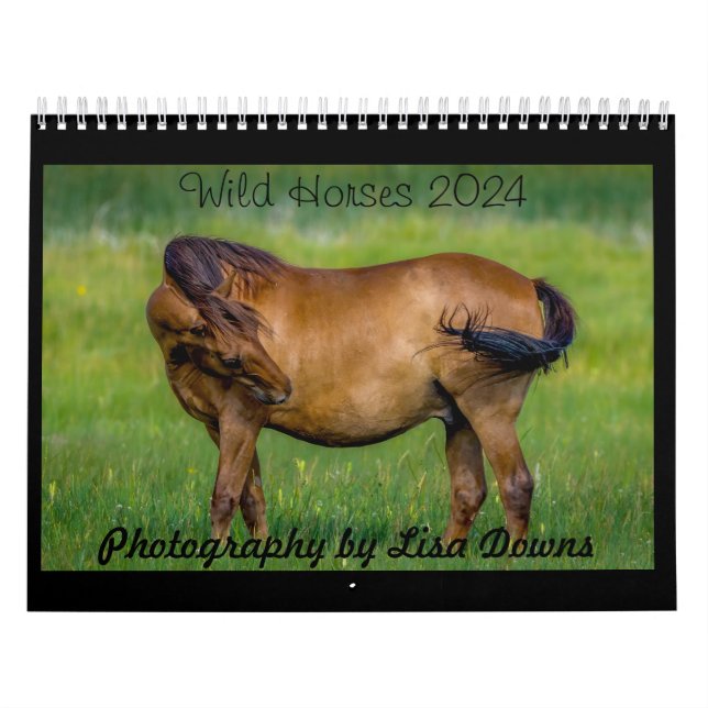Calendario Caballos salvajes 2024 (Tapa)