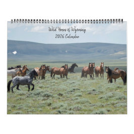 Calendario Caballos salvajes de Wyoming