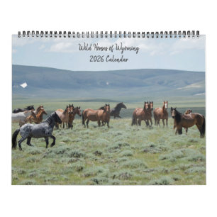 Calendario Caballos salvajes de Wyoming