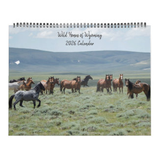 Calendario Caballos salvajes de Wyoming