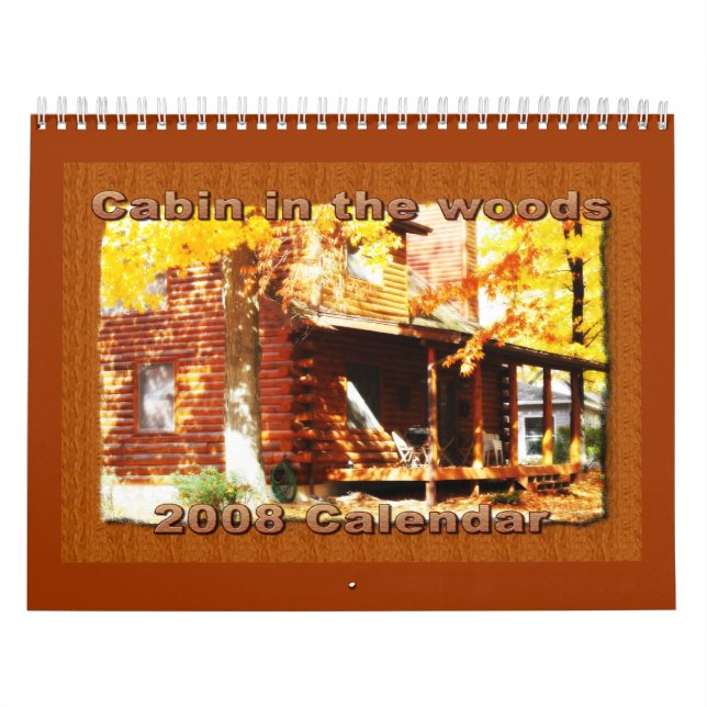 Calendario Cabina en las maderas (Tapa)