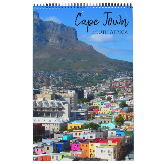 Calendario cabo town sudáfrica 2025 (Tapa)