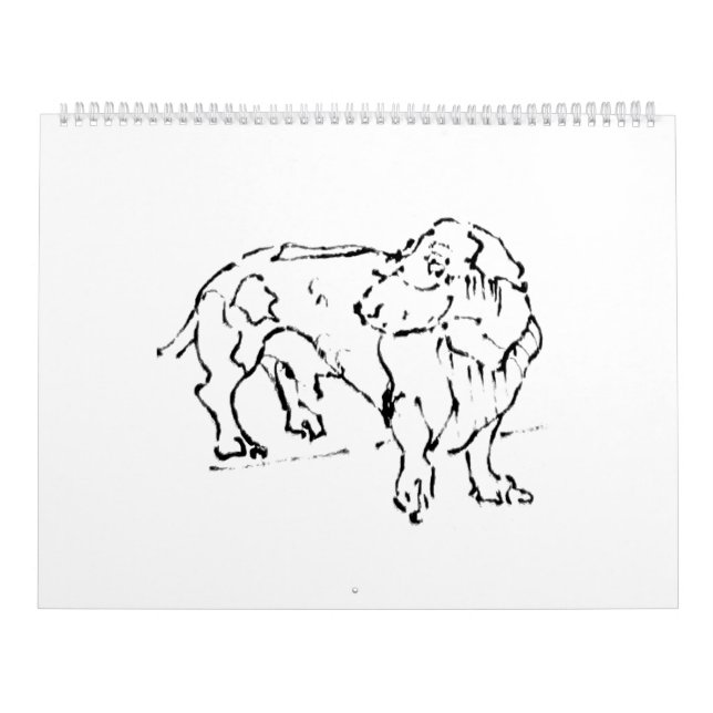 Calendario Cachorro salchicha adorable – 2027 (Tapa)