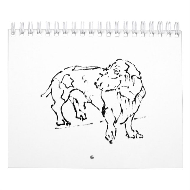 Calendario Cachorro salchicha adorable – 2027 (Tapa)