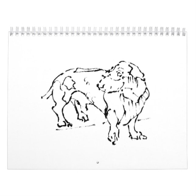 Calendario Cachorro salchicha adorable – 2027 (Tapa)