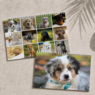 Calendario Cachorros Adorables 2026 Perro Lindo