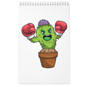 Calendario Cactus Boxer Boxing