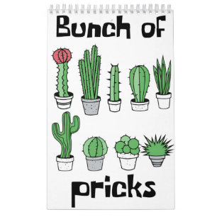 Calendario Cactus Bunch Of Pricks