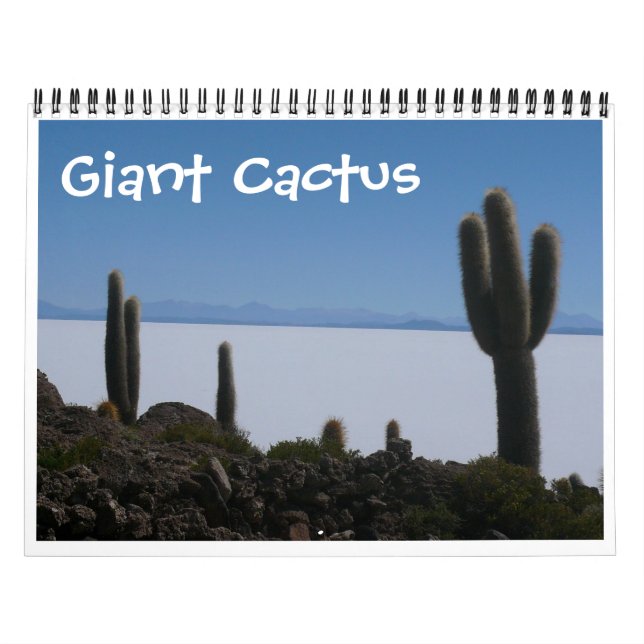 Calendario cactus gigante 2026 (Tapa)