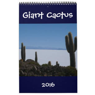 Calendario cactus gigantes 2016