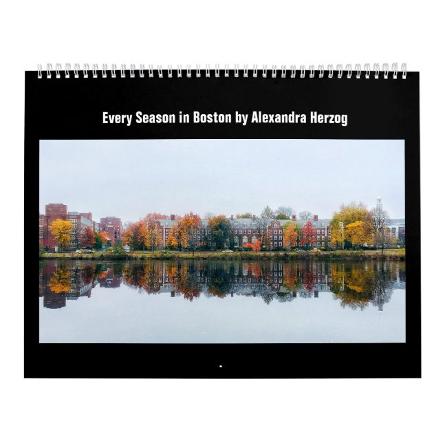 Calendario Cada estación en Boston (Tapa)