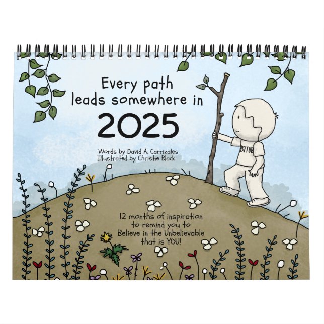 Calendario Cada sendero lleva a algún lugar en 2025 (Tapa)