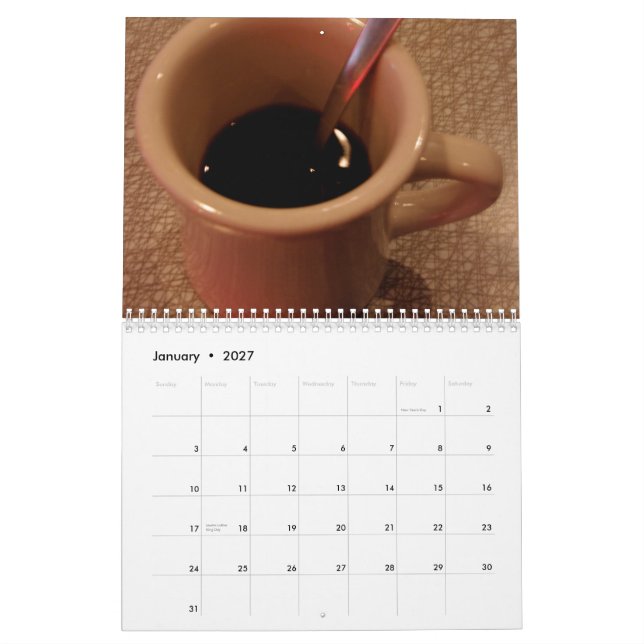 Calendario Café (Jan 2027)