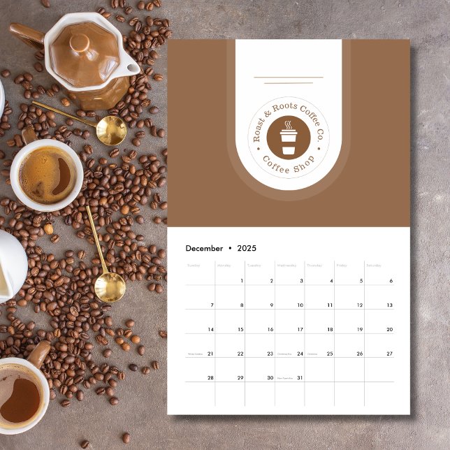Calendario Café profesional moderno (Subido por el creador)