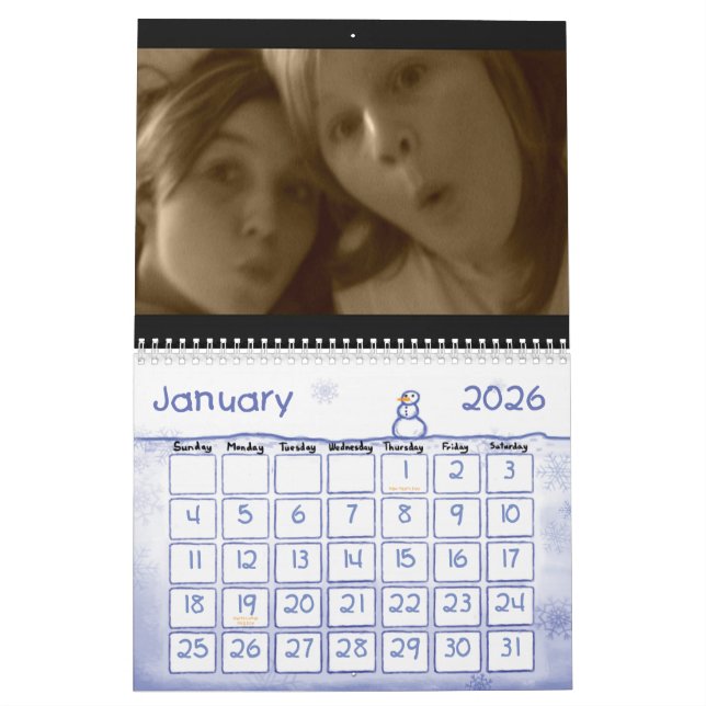 Calendario Calander (Jan 2026)