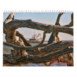 Calendario Calander de la playa del Driftwood