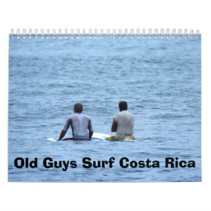 Calendario Calander, vieja resaca Costa Rica de los