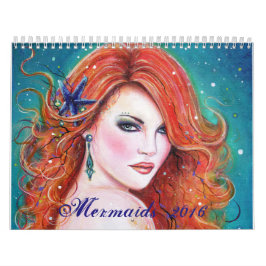 Calendario Calandra de sirena 2016 por Renee Lavoie
