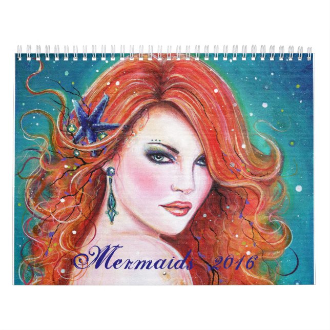 Calendario Calandra de sirena 2016 por Renee Lavoie (Tapa)