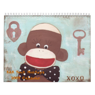 Calendario Cale de los monos sock...