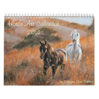 Calendario Calenda 2014 del arte del caballo