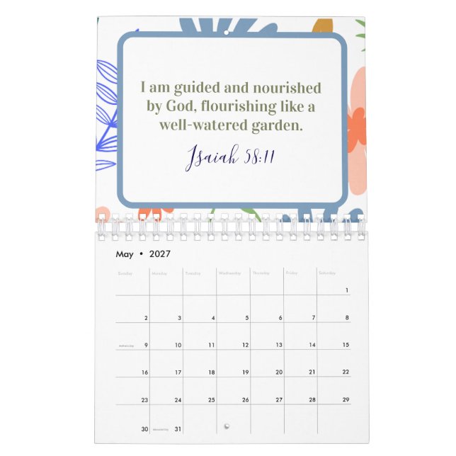 Calendario Calendar (May 2027)