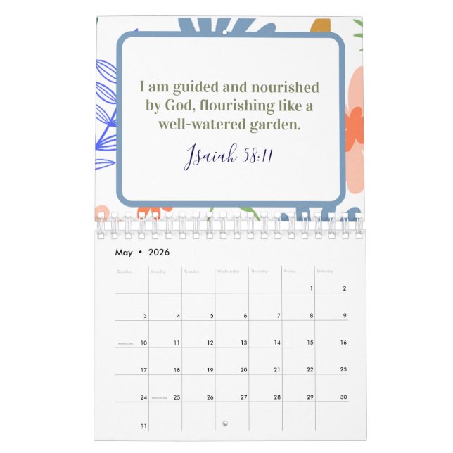 Calendario Calendar (May 2026)