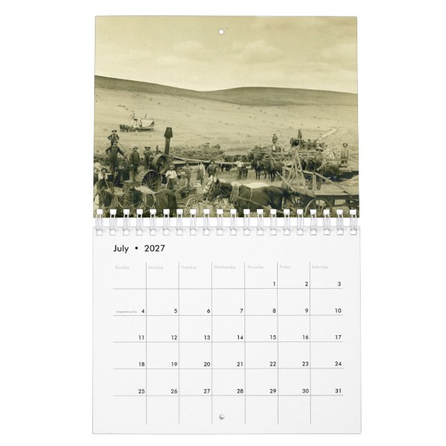 Calendario Calendar (Jul 2027)