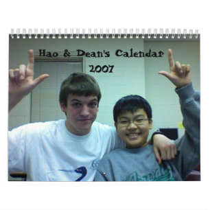 Calendario Calendar 2007 de Hao y de decano
