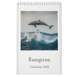 Calendario Calendar 2022 RANGIROA 