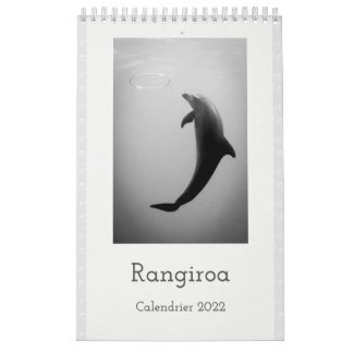 Calendario Calendar 2022 RANGIROA BW