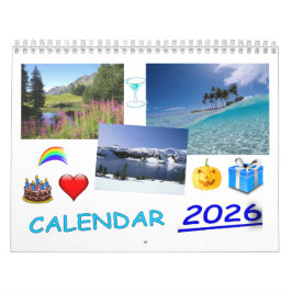 Calendario Calendar 2026