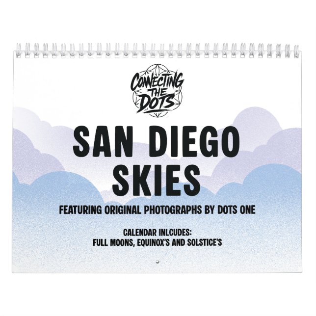 Calendario Calendar 2026 - San Diego Skies - Dots One Photos (Tapa)