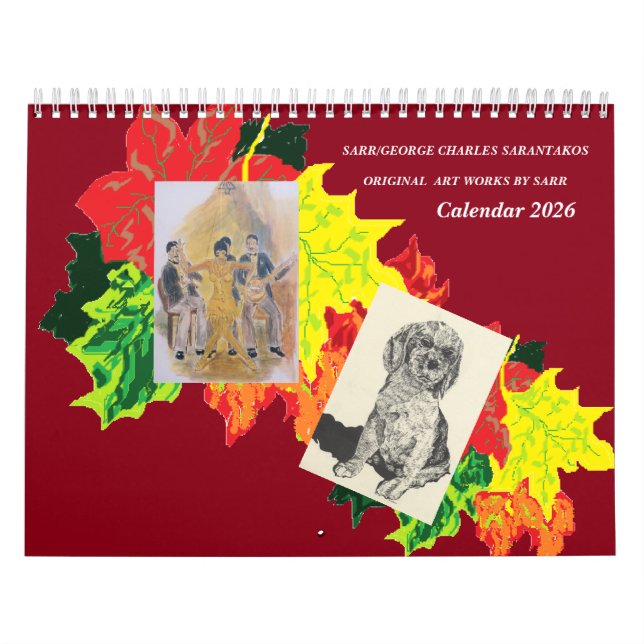 Calendario Calendar 2026 Sarr /George Charles Sarantakos (Tapa)