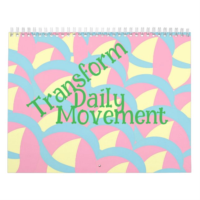 Calendario Calendar 2026  Transform Daily Motion (Tapa)