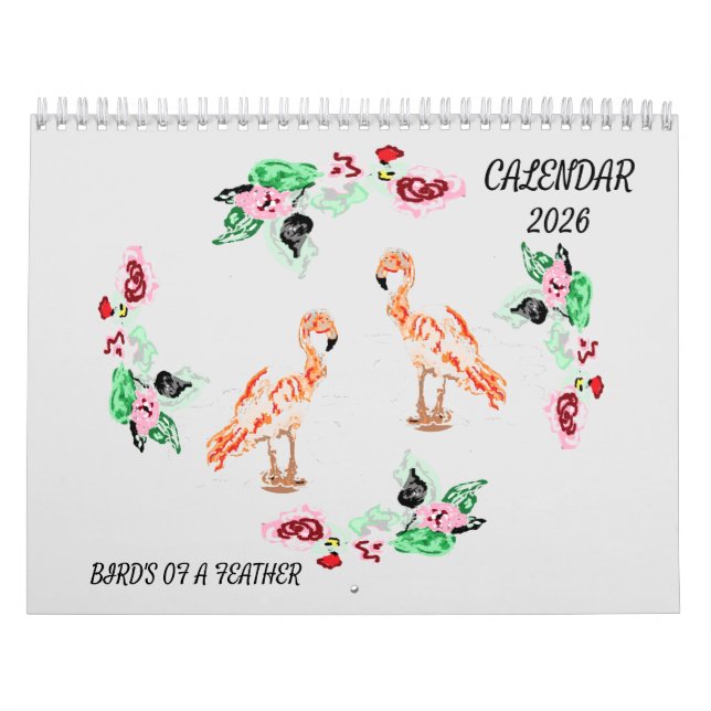 Calendario Calendar  2026 Tropical & Every Day  Birds (Tapa)