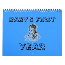 CALENDARIO CALENDAR BABYS PRIMER AÑO AGREGAR FOTOS PERSONALIZ