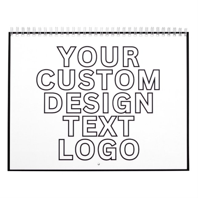 Calendario Calendar Custom with Business Logo Personalized  (Tapa)