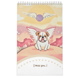 Calendario Calendar cute bulldog