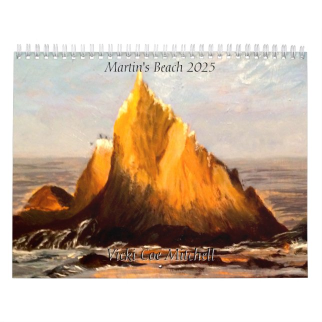 Calendario CALENDAR de la playa de Martín 2025 (Tapa)