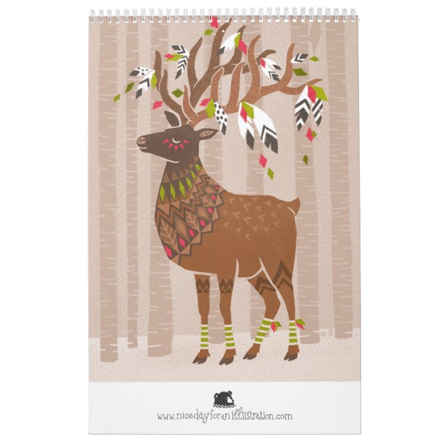 Calendario Calendar fieramente animals (Tapa)