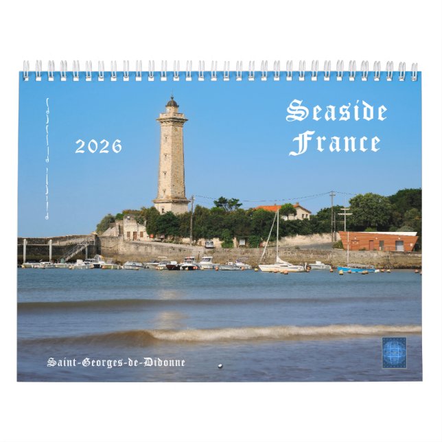 Calendario Calendar of seaside of France (Tapa)