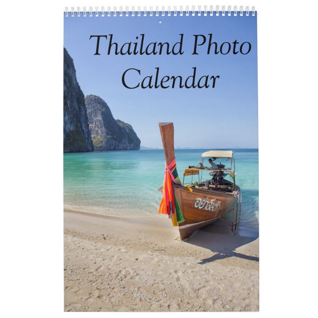 Calendario Calendar of Thailand photos (Tapa)