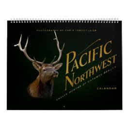 Calendario Calendar Pacific Northwest Wildlife (c)2026