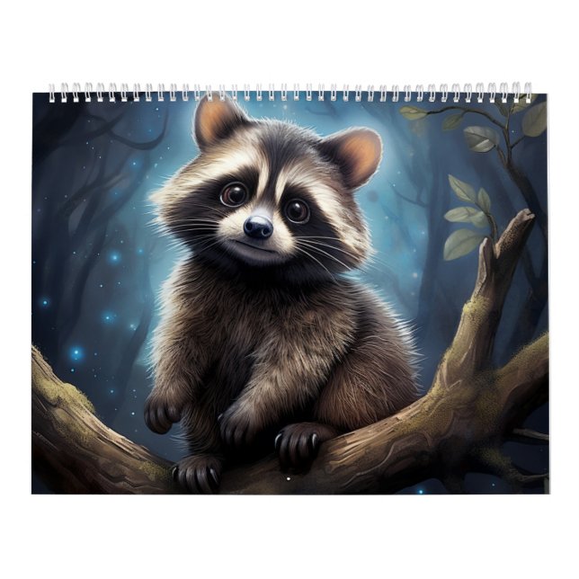 Calendario Calendar Raton Laveur (Tapa)